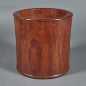 LARGE CHINESE HARDWOOD BRUSH P