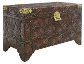 LARGE CHINESE HARDWOOD CARVED