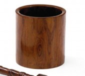 Large Chinese huanghuali brush