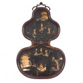 LARGE CHINESE INLAY-DECORATED