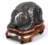 LARGE CHINESE JADE CARVING OF