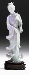 Large Chinese jadeite figure   