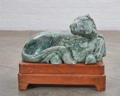 LARGE CHINESE  JADEITE MODEL O
