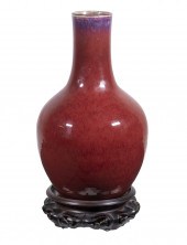 LARGE CHINESE KHANG-XI OXBLOOD