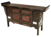 LARGE CHINESE LACQUERED ALTAR