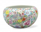 LARGE CHINESE MILLI FLORAL WAS