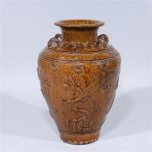 Large Chinese Ming Dynasty gla
