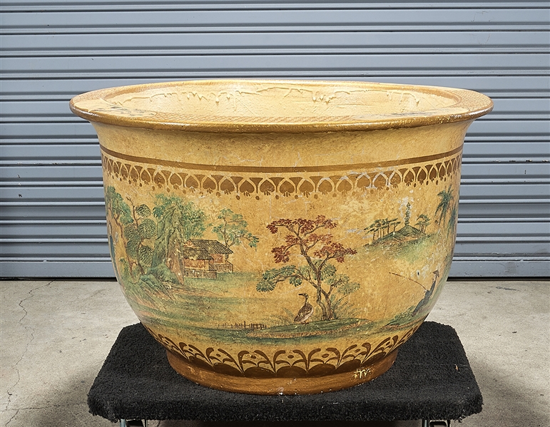 Large Chinese painted ceramic