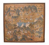 LARGE CHINESE PAINTING OF HUNT