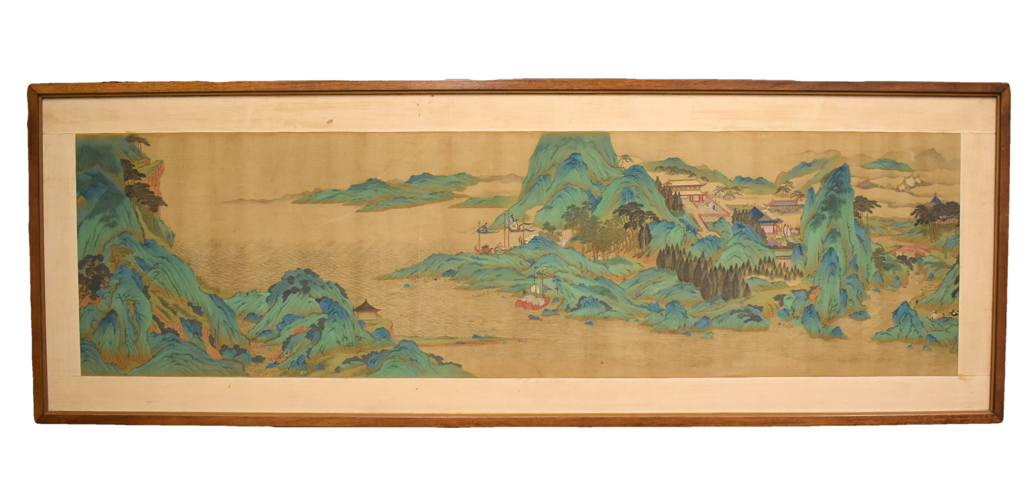 LARGE CHINESE PAINTING OF