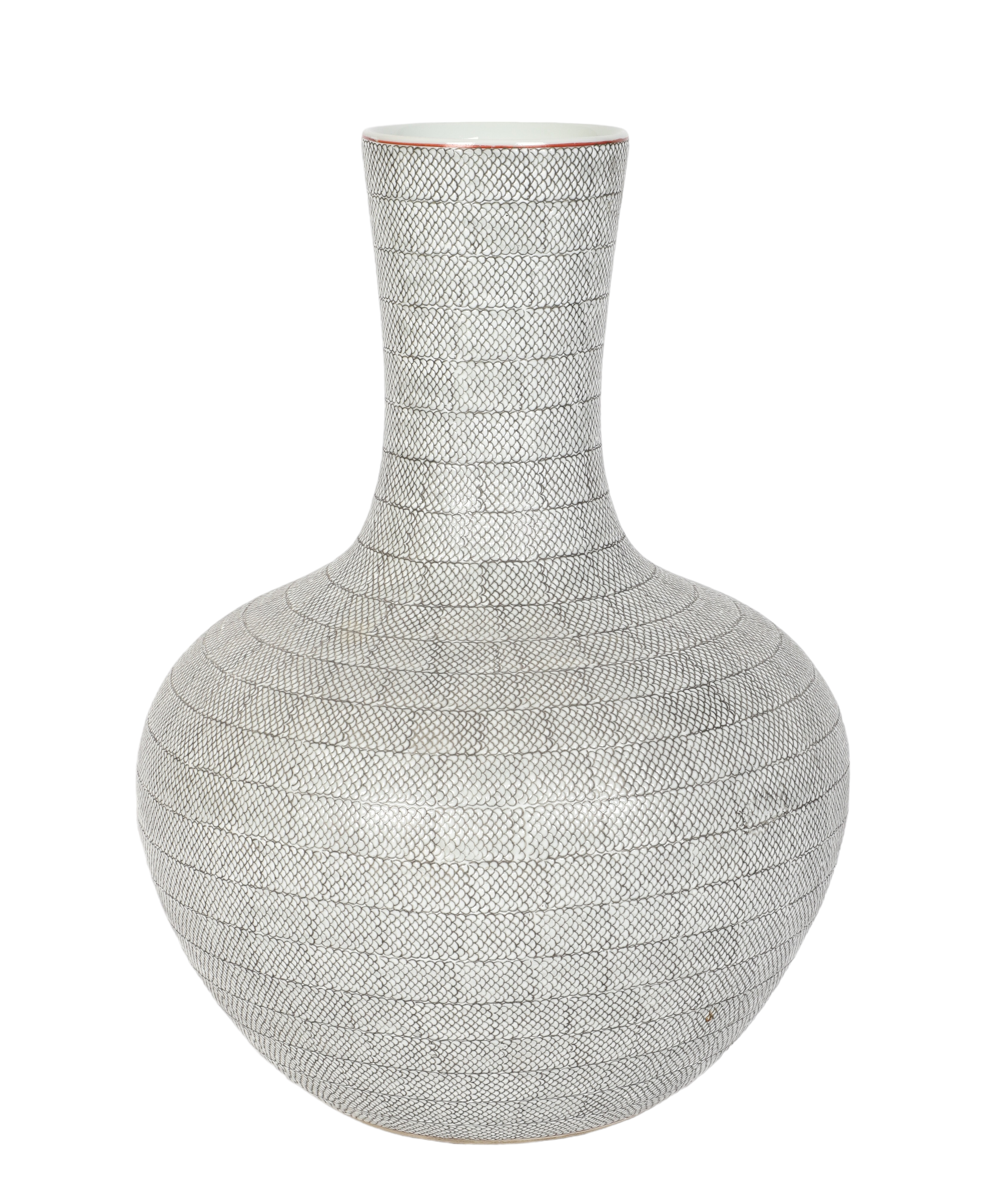 Large Chinese porcelain bottle
