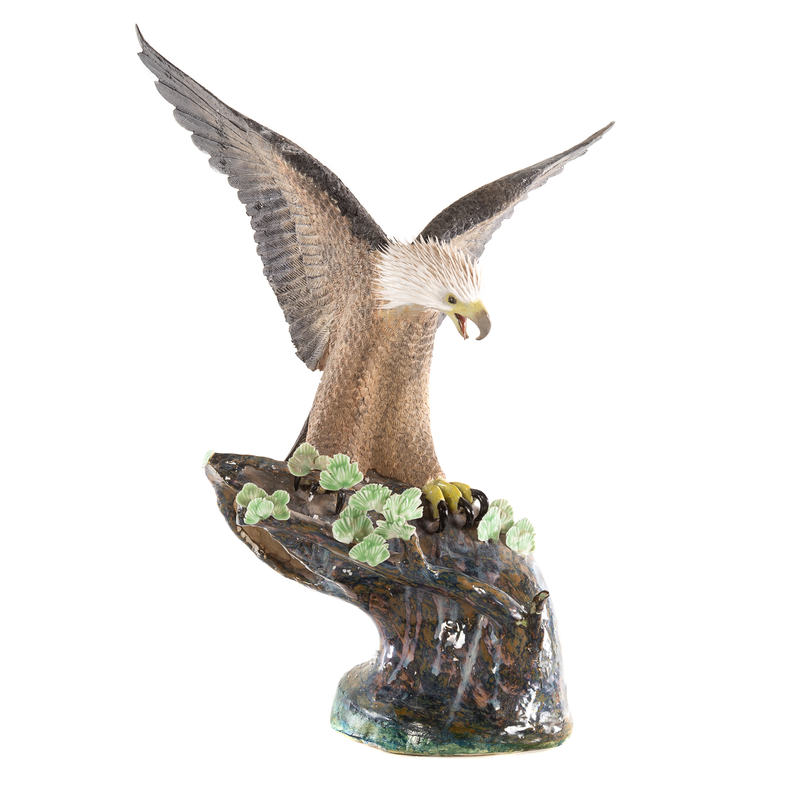 LARGE CHINESE PORCELAIN EAGLE