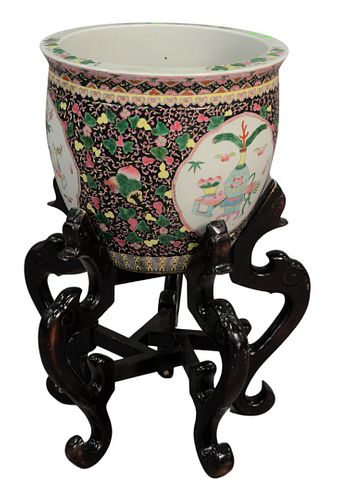 LARGE CHINESE PORCELAIN FISH