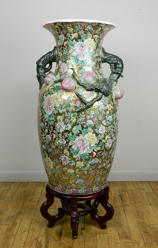 LARGE CHINESE PORCELAIN FLOOR