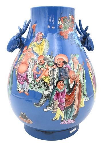 LARGE CHINESE PORCELAIN NIUTOU