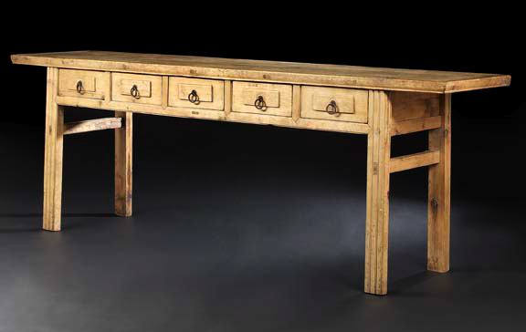 Large Chinese Provincial Painted