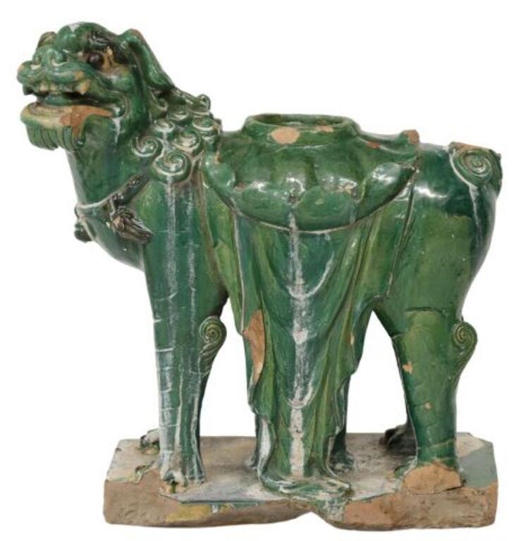 LARGE CHINESE SANCAI PALETTE