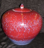 Large Chinese Sand-de-Boeuf Fl