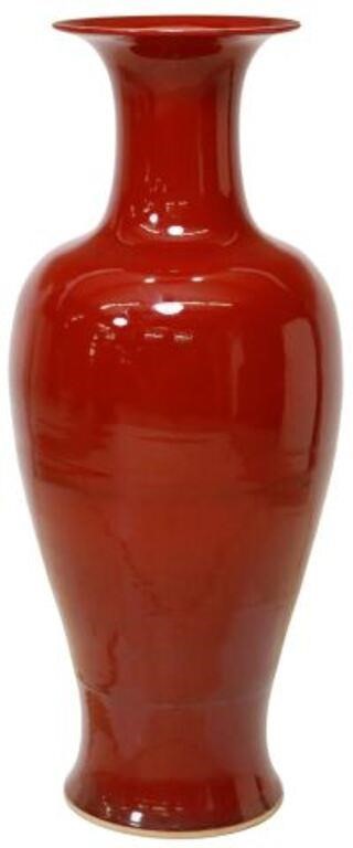 LARGE CHINESE SANG DE BOEUF