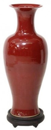 LARGE CHINESE SANG DE BOEUF FL