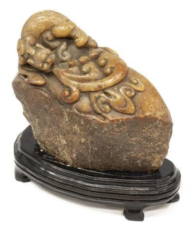 LARGE CHINESE SOAPSTONE SEAL CHOP