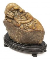 LARGE CHINESE SOAPSTONE SEAL C