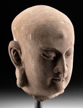 LARGE CHINESE TANG SANDSTONE B