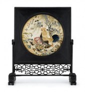Large Chinese tapestry and hon