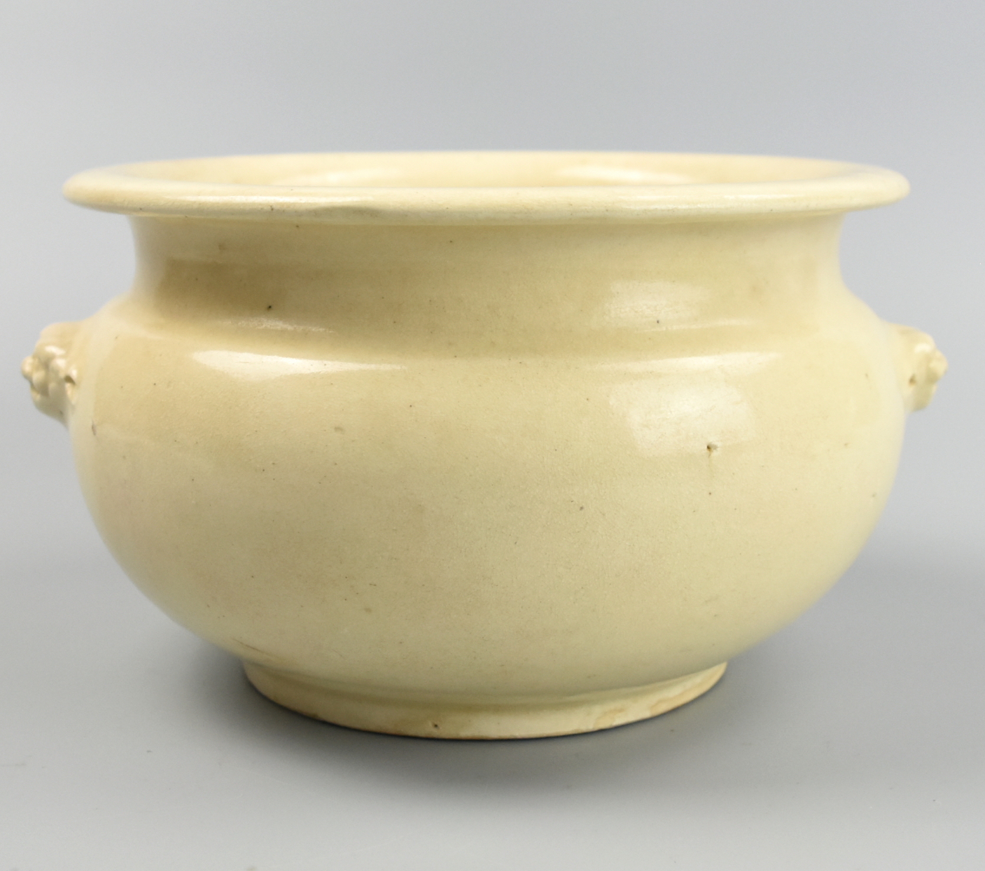 LARGE CHINESE WHITE GLAZED