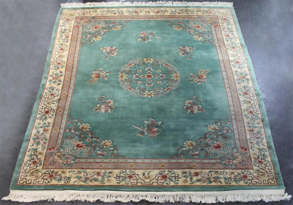 LARGE CHINESE WOOL RUG TOGETHER