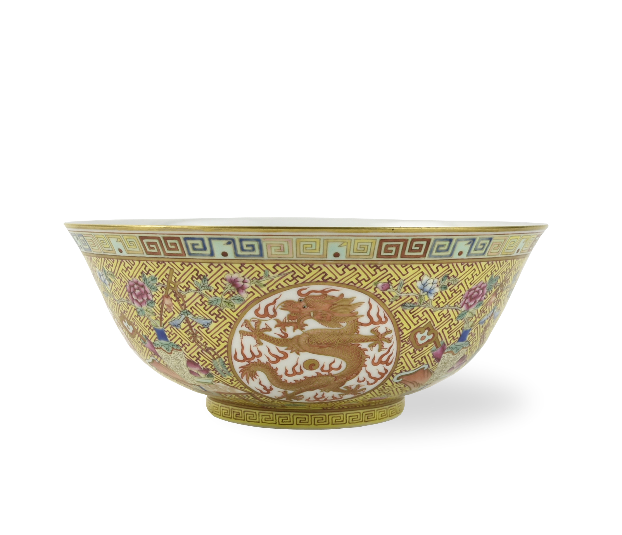 LARGE CHINESE YELLOW GROUND