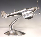 LARGE CHROMED METAL SPITFIRE A