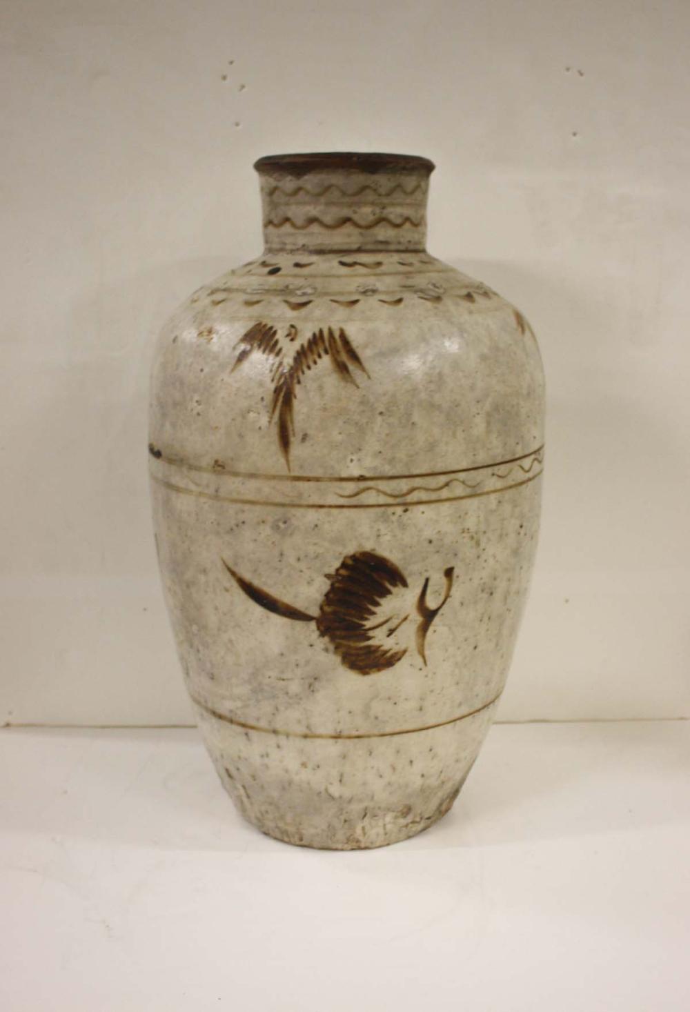 LARGE CIZHOU WARE SLIP-GLAZE