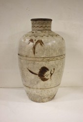 LARGE CIZHOU WARE SLIP-GLAZE P