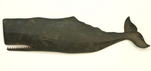 LARGE CLARK VOORHEES JR. CARVED AND