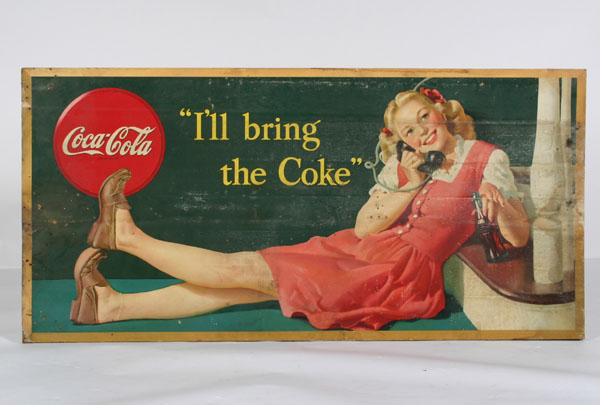 Large Coca-Cola Cardboard