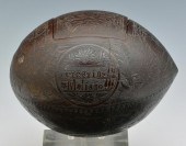 LARGE COCONUT SHELL CARVING MA