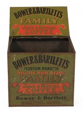 LARGE COFFEE TIN LATE 19TH CEN