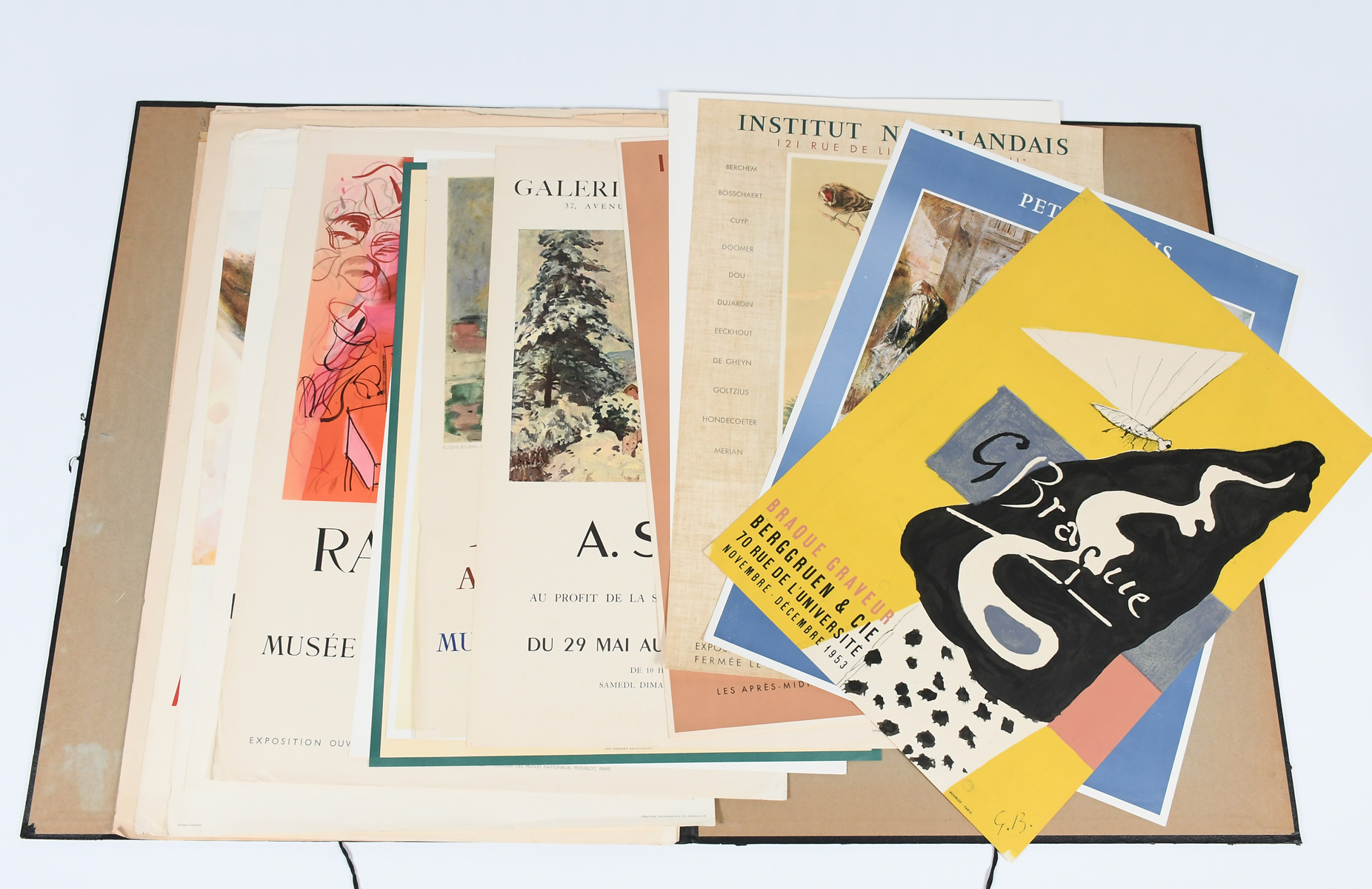 LARGE COLLECTION OF 1950S ART