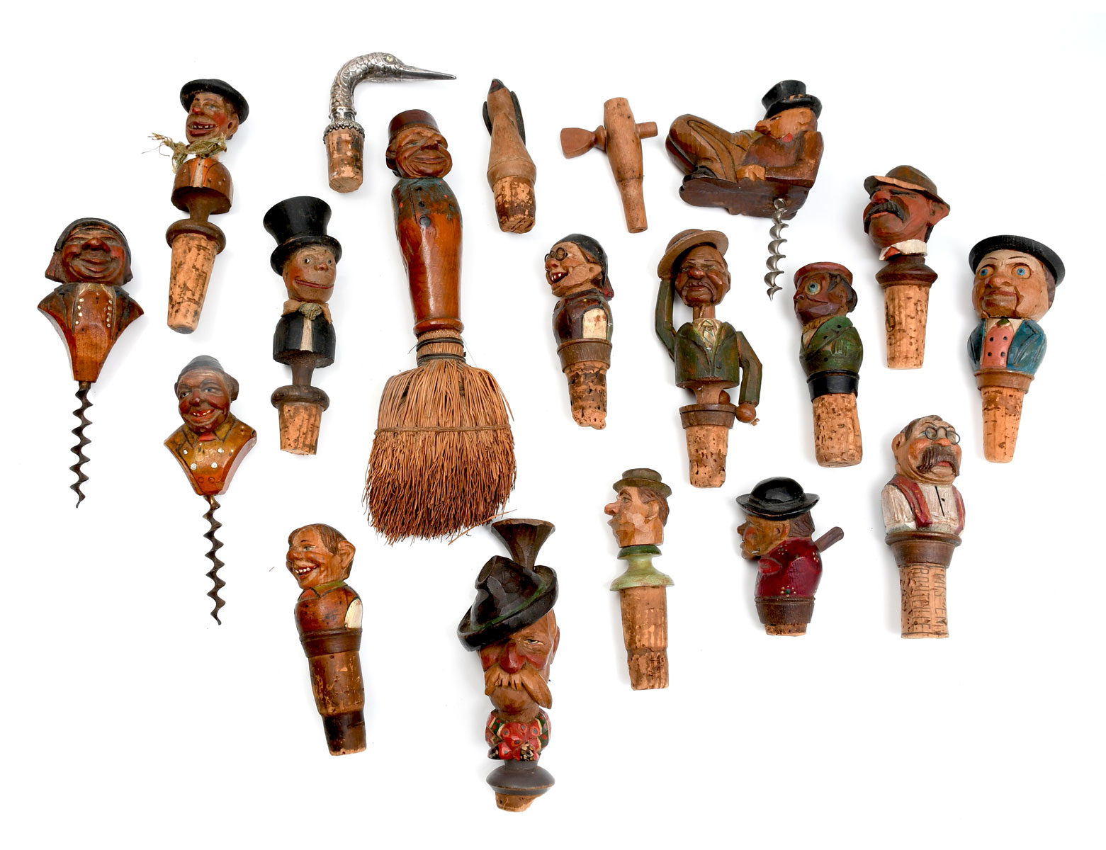 LARGE COLLECTION OF CARVED GERMAN