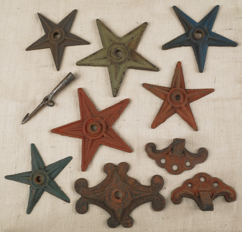 Large collection of cast iron