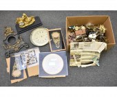 Large collection of clock part