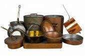 LARGE COLLECTION OF COPPER POT