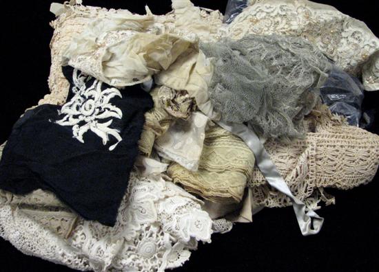 Large collection of lace and