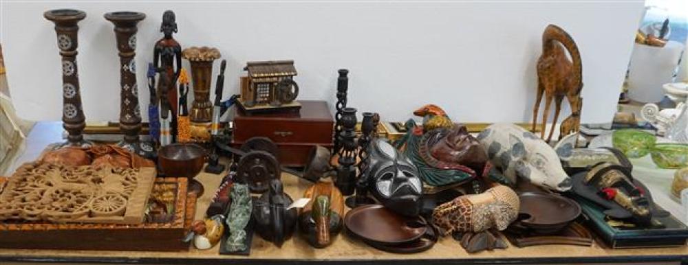 LARGE COLLECTION OF MOSTLY WOODEN