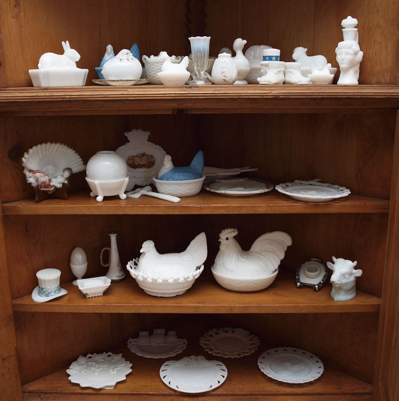 LARGE COLLECTION OF OPAQUE MILK