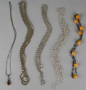 LARGE COLLECTION OF SILVER JEW