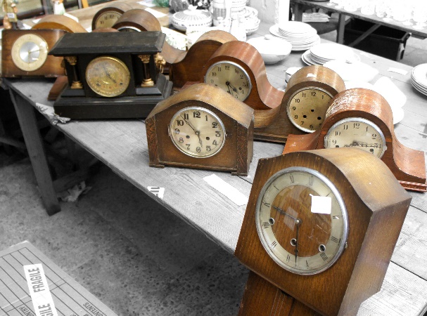 Large Collection of Wooden Mantle