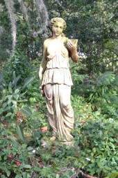 LARGE CONCRETE STATUE OF CERES