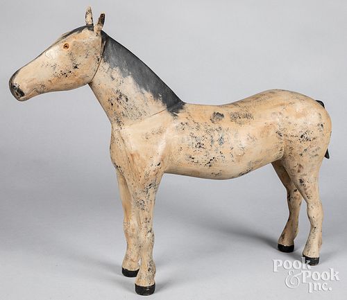 LARGE CONTEMPORARY CARVED AND